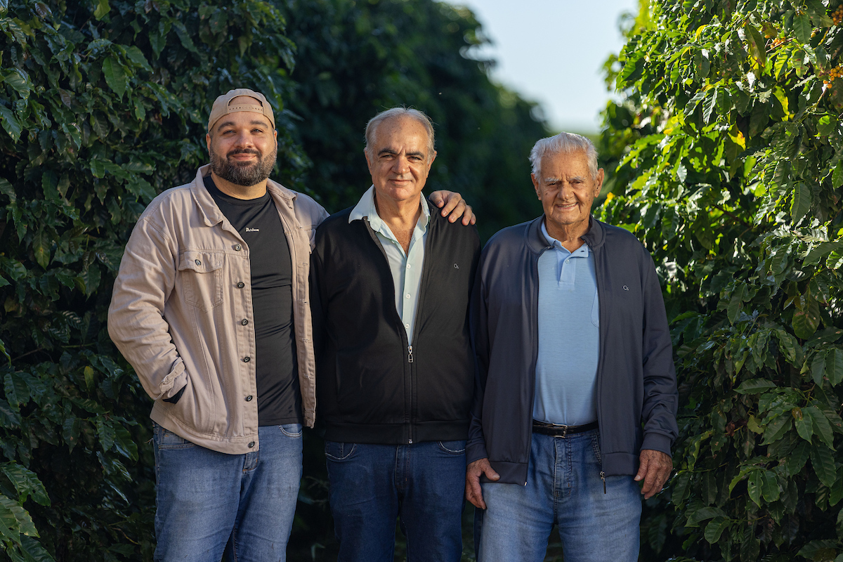 Three generations of the Guerra family together at Grupo Cariama